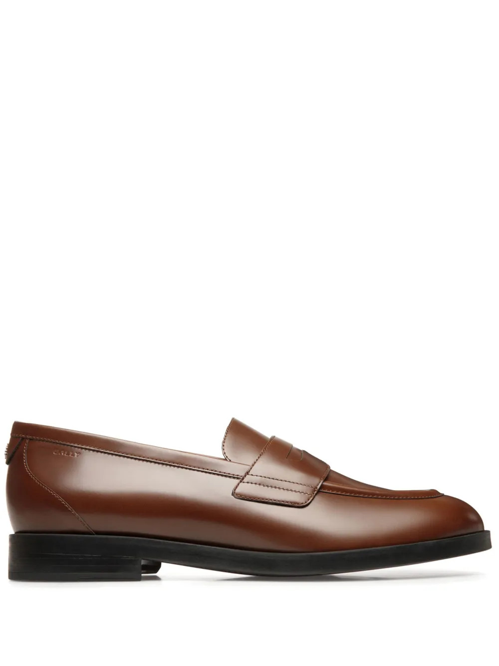 Bally logo-plaque Loafers | Brown | FARFETCH | Farfetch Global