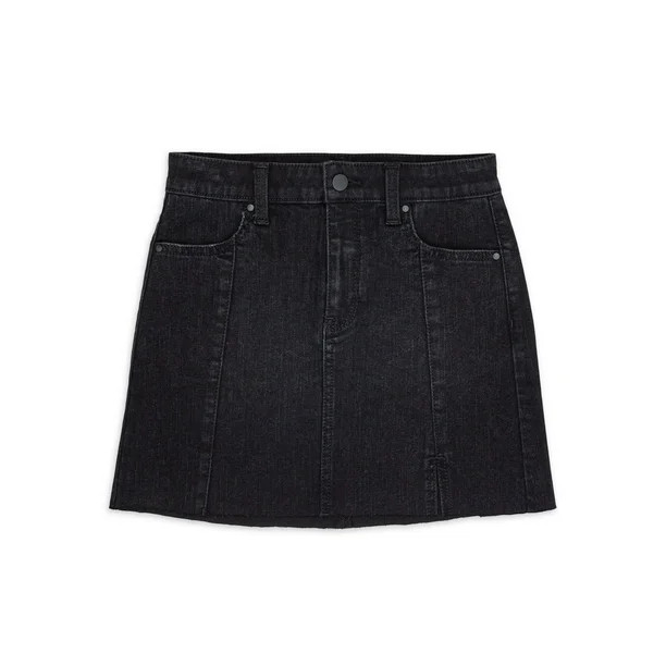 Wonder Nation Girls Long Sleeve Plaid Shacket, Sizes 4-18 & Plus - Walmart.com | Walmart (US)