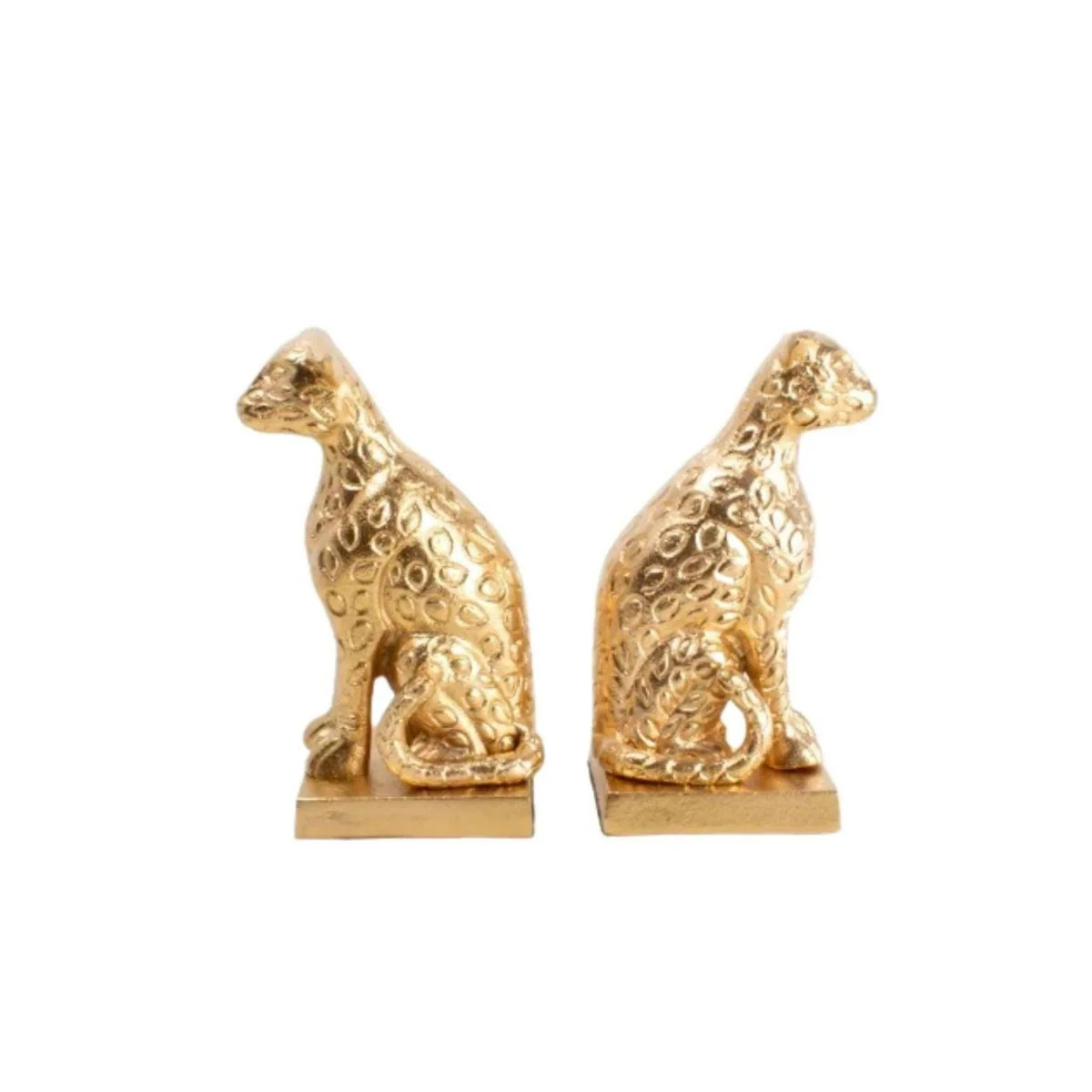 Gold Leopard Bookends | The Well Appointed House, LLC