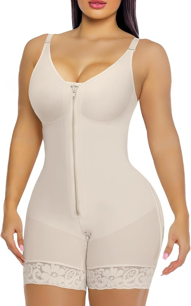 YIANNA Fajas Colombianas Postpartum Shapewear for Women Tummy Control Butt Lifter Body Shaper wit... | Amazon (US)