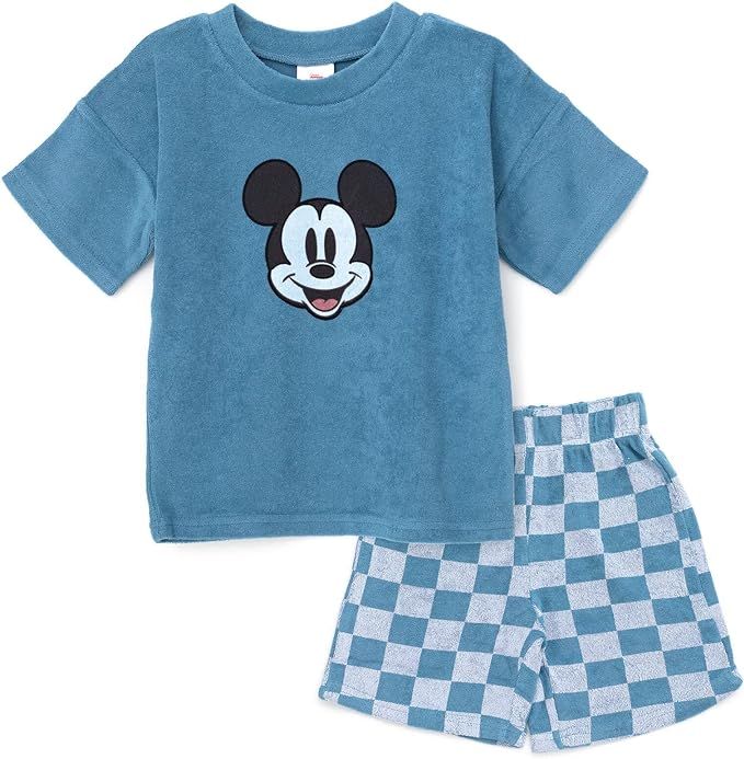 Disney Mickey Mouse,Lion King T-Shirt and Shorts Outfit Set Toddler to Big Kid | Amazon (US)