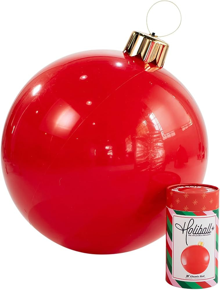 Holiball Inflatable Holiday Ornament \u2013 Ultimate Indoor/Outdoor Decoration \u2013 Reusable an... | Amazon (US)