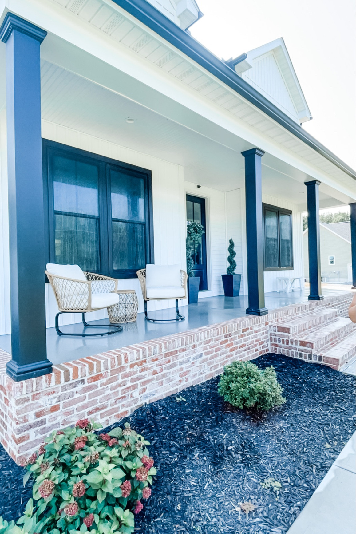 Front Porch Decor, Bistro Set, Chair and table Set, Planters

#LTKSeasonal #LTKhome