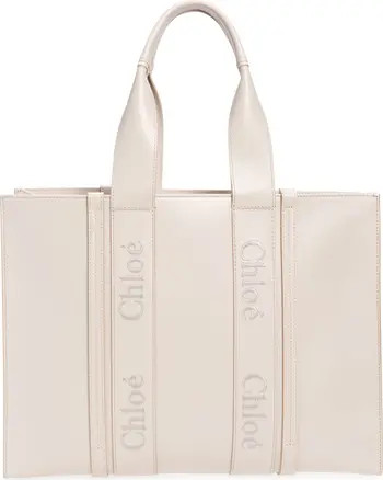 Chloé Large Woody Leather Tote | Nordstrom | Nordstrom