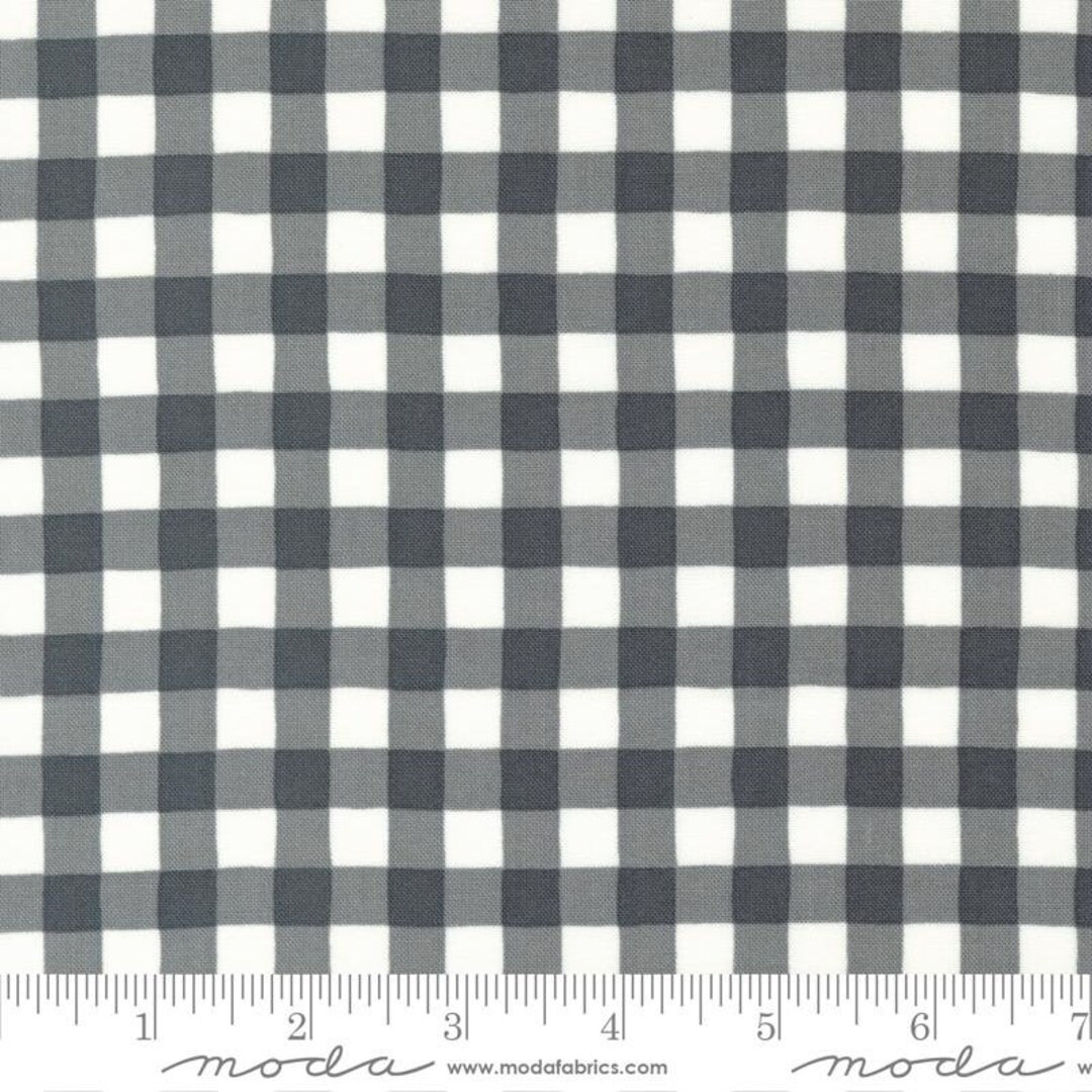 Honey and Lavender Garden Gingham Charcoal by Deb Strain for Moda Fabrics 56086 17 This Fabric is... | Etsy (US)