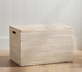 Quinn Lidded Storage Trunk | Pottery Barn Kids