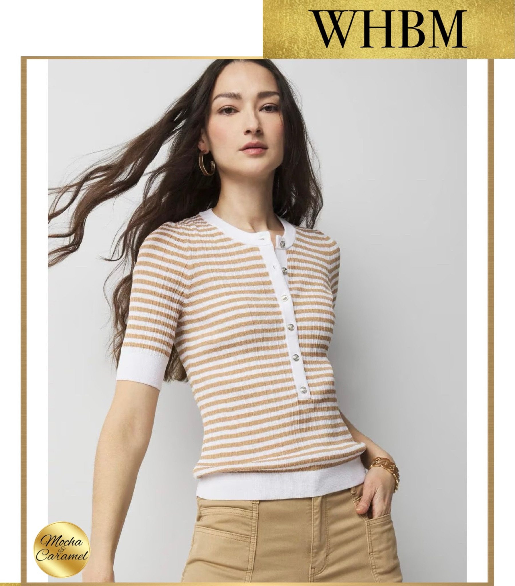 White House Black Market • Elbow-Sleeve Henley Sweater

#LTKstyletip #LTKworkwear #LTKSeasonal