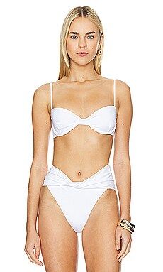 Agua Bendita X Revolve Irene Bikini Top in White from Revolve.com | Revolve Clothing (Global)