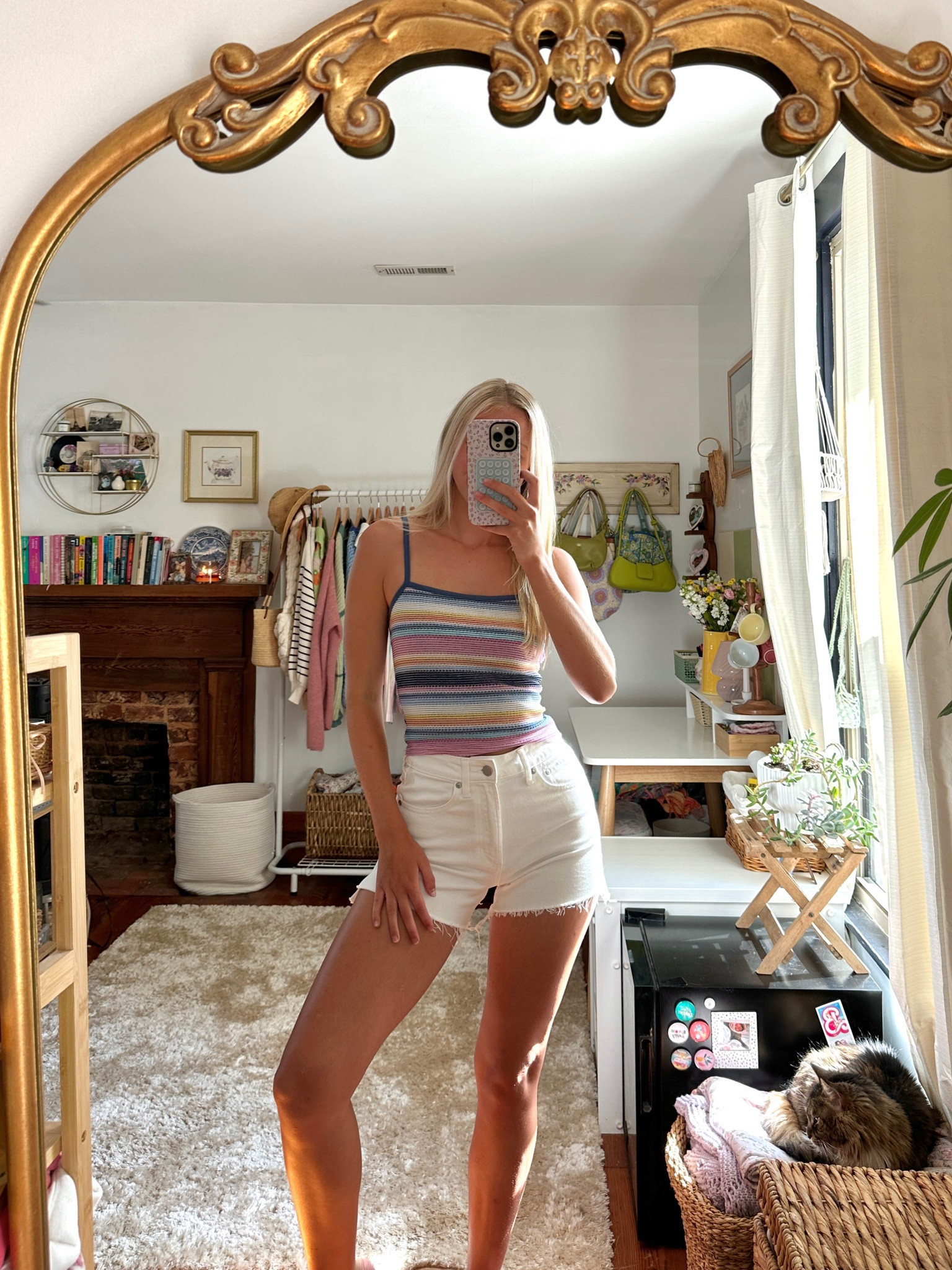 So obsessed with this fit 💕the tank is double lined so I didn’t have to wear a bra which I love! Wearing a S 

The shorts are perfect and fit so well! Wearing a XS 
Code: HILLARY to save 🌸

#LTKSeasonal #LTKxNSale #LTKBacktoSchool