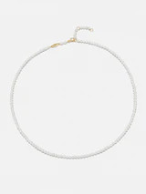 Ashley 18K Gold & Pearl Necklace - White | BaubleBar (US)