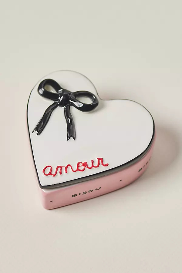 Amour Ceramic Heart Trinket Box | Anthropologie (US)
