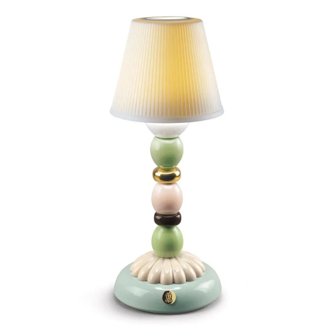 Palm Firefly Table Lamp, Green and Blue | The Avenue
