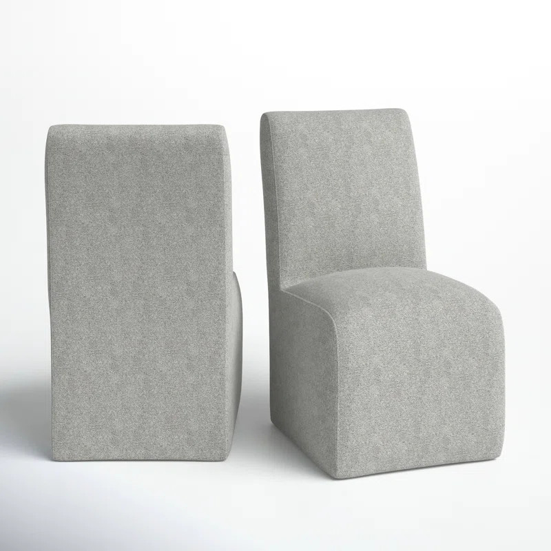 Sinclair Linen Solid Back Parsons Chair | Wayfair North America