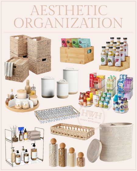 Aesthetic Organization 

Aesthetically pleasing organization bins won’t solve all your organizing dilemmas, but they can help pretty up a space that’s ready to be organized and make you smile every time you see them.

#LTKhome #LTKSeasonal #LTKfindsunder50