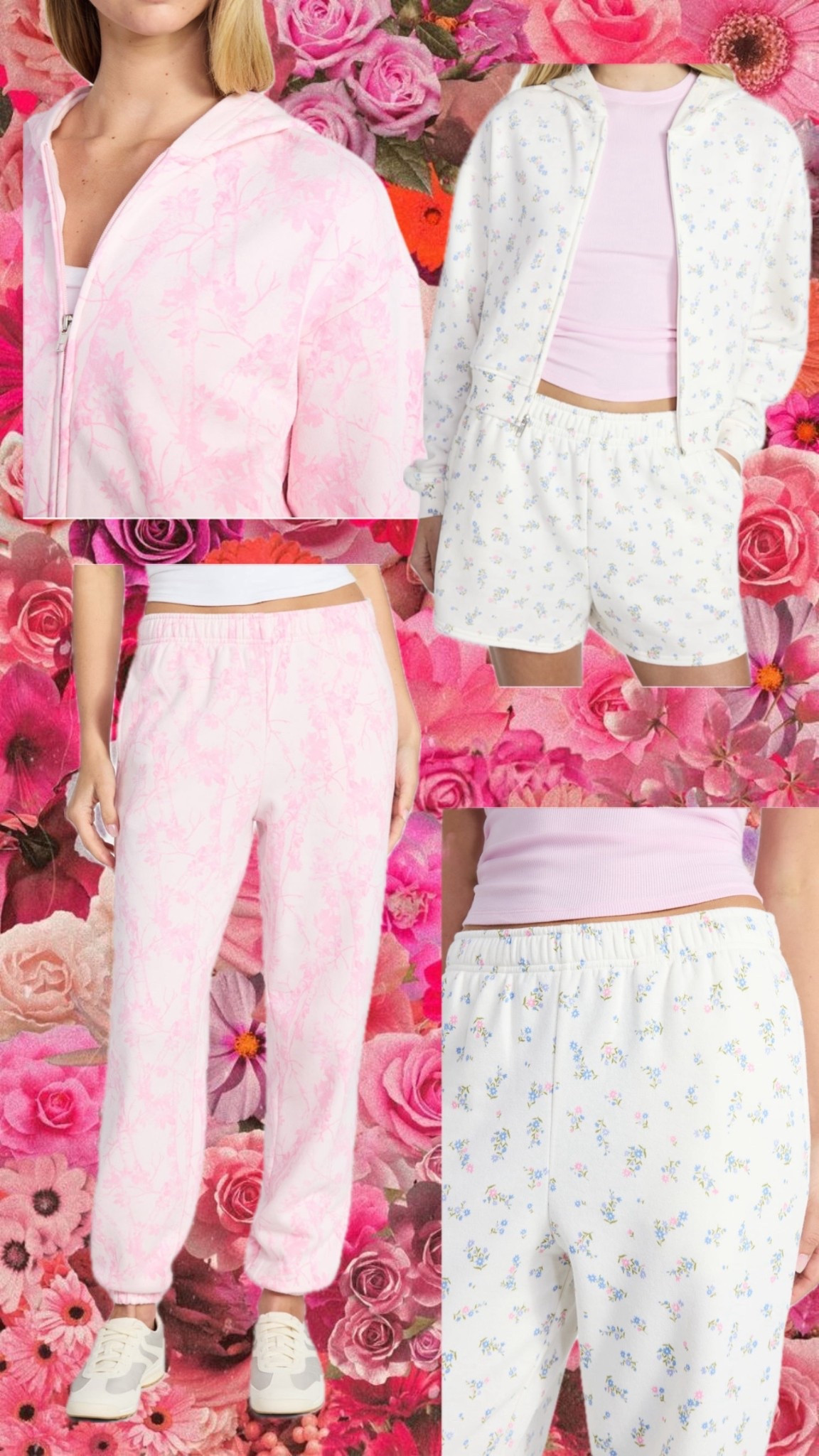 Floral sets. Lounge sets. 

#LTKFindsUnder50 #LTKActive