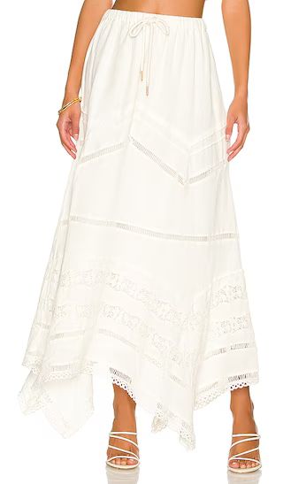 Tinsley Maxi Skirt in Egret | Revolve Clothing (Global)