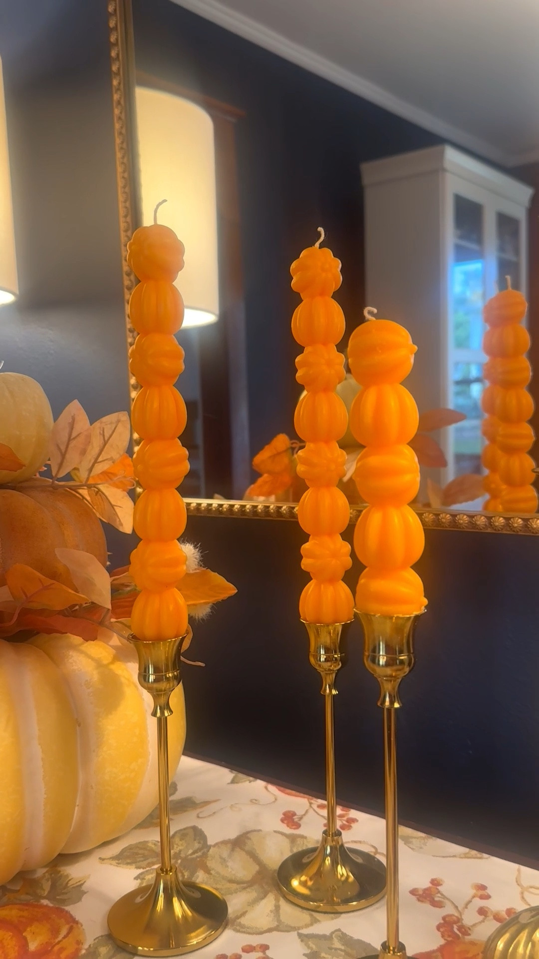 Amazon // Amazon finds // Amazon home // fall // pumpkin // taper candle // candle sticks // gold // fall decor // Halloween // dining // table runner // grandmillenial

#LTKHome #LTKFindsUnder50 #LTKSeasonal