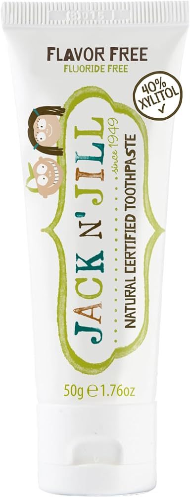 Jack N' Jill Natural Toddler Toothpaste for Baby, Kids and Infants 6 Months & Up, Fluoride Free T... | Amazon (US)