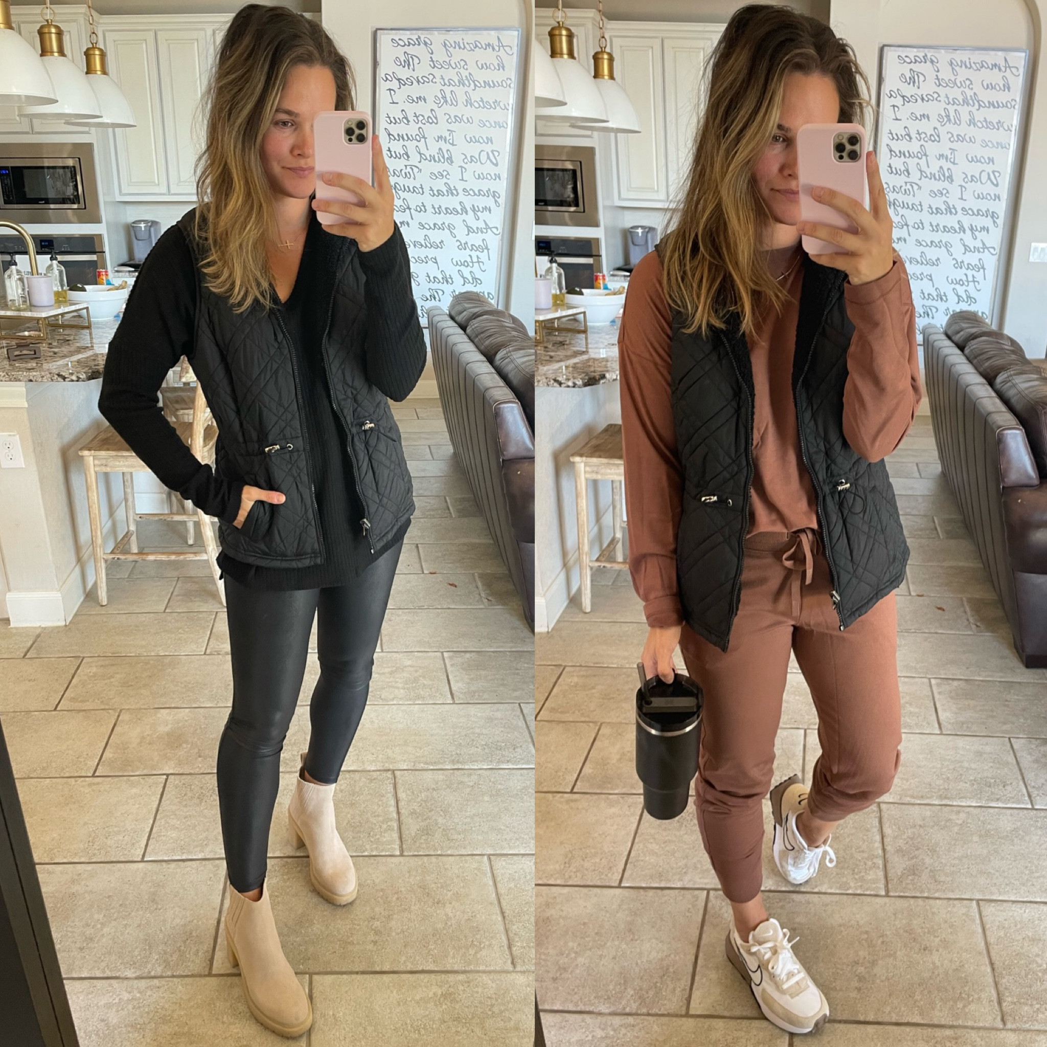 1 or 2??? New @walmart vest and the rest is all Walmart too. Links in stories, dm or linked in bio ✨ 
.
#walmartpartner #walmartfashion #walmart #walmartfinds #casualoutfit #casualstyle #outfitreel #affordablefashion 

#LTKsalealert #LTKstyletip #LTKunder50