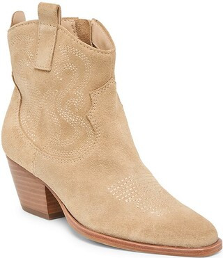 Shania H2O Waterproof Suede Western Booties | Dillard's