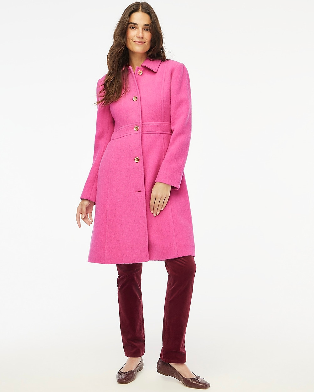 Wool-blend lady day coat | J.Crew Factory