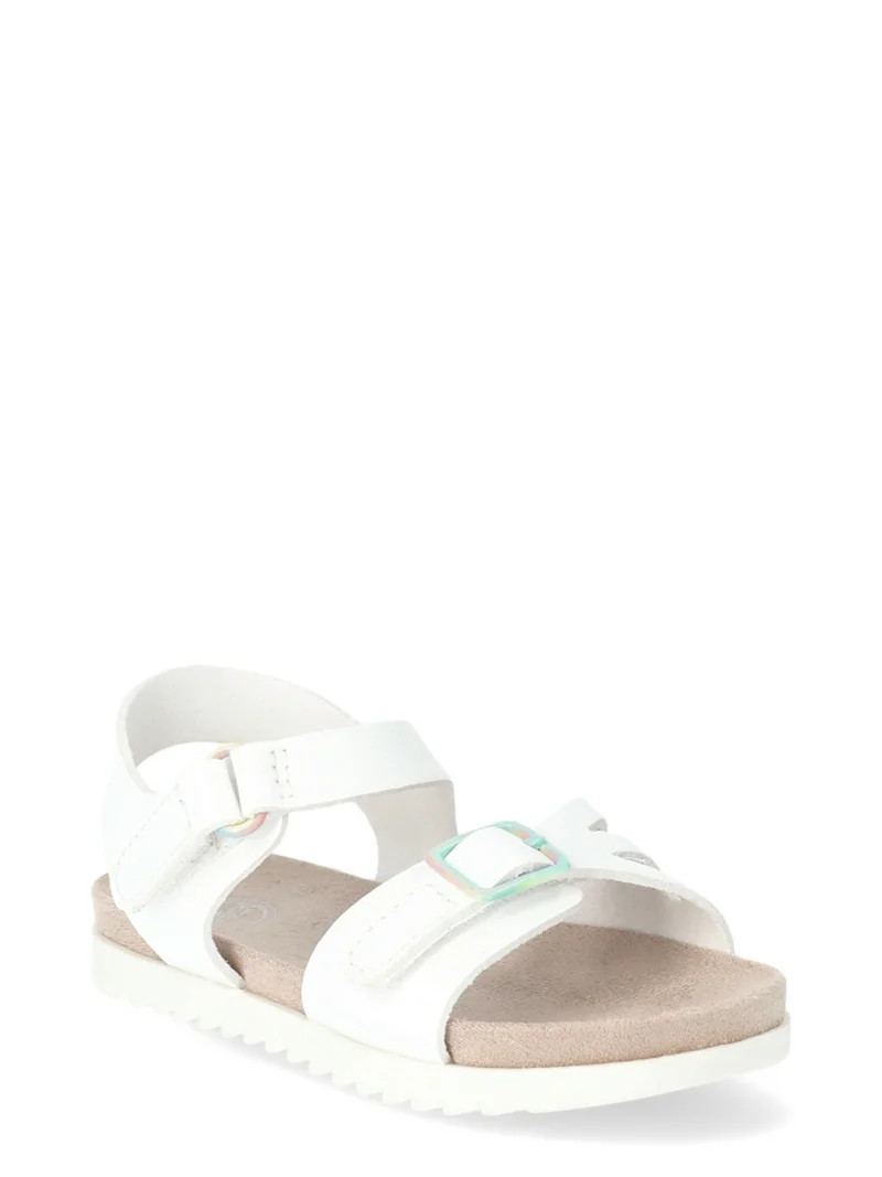 Wonder Nation Baby & Toddler Girls Buckle Sandals | Walmart (US)