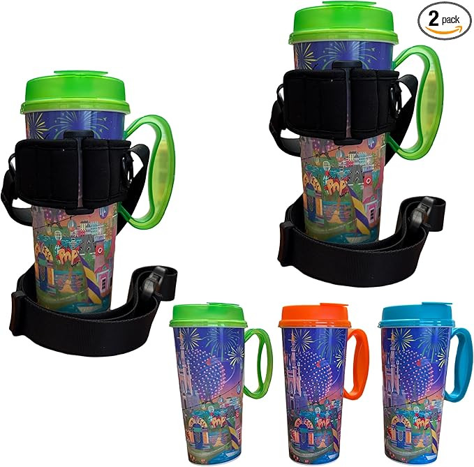 Dining Plan Refillable Mug Holder Sling Disney World Essentials, Disney Cruise Essentials, Disney... | Amazon (US)
