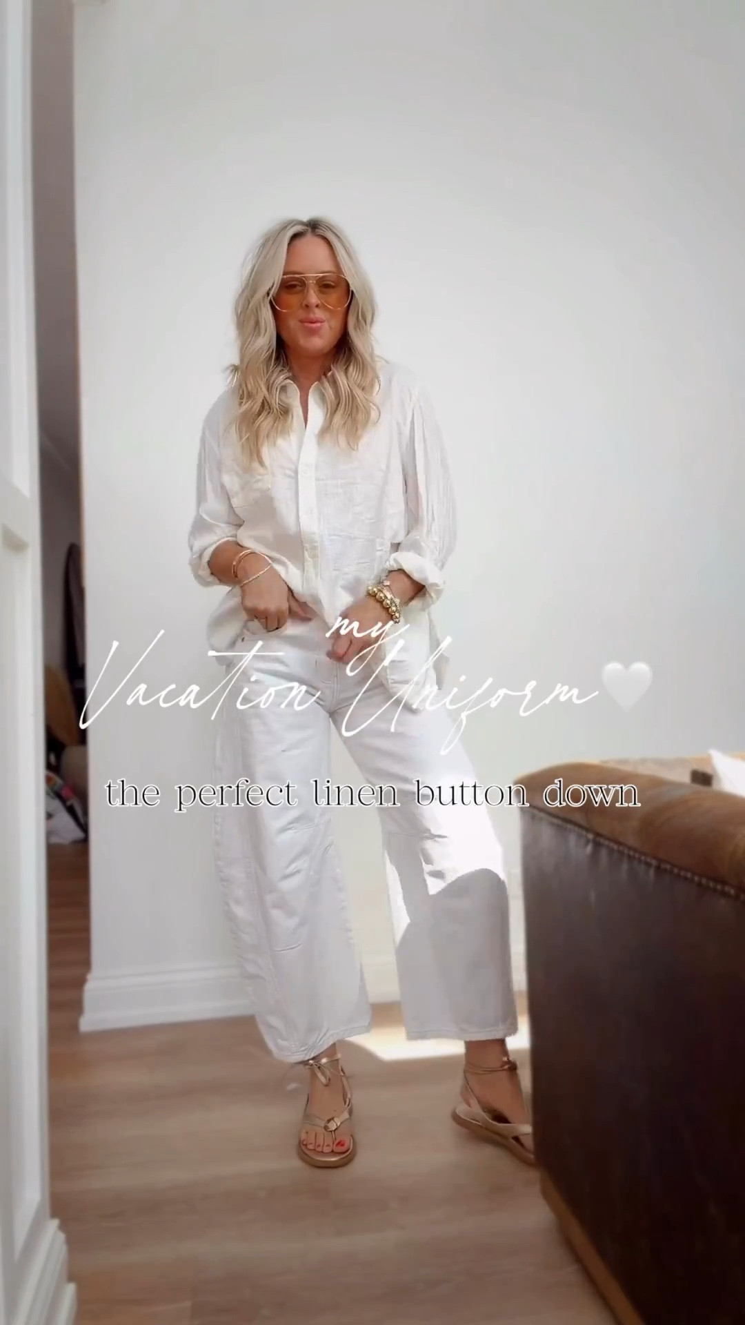 A must grab-🤍
Monochromatic spring vibes- love the fit of these & a linen button up is the best. 3 colors

I did small in top & 27 in these jeans & I absolutely am in love with this style! 


White jeans. Resort wear. Linen. Spring break. Jeans. Button down. Sandals. Spring. 

#LTKootd #LTKTravel #LTKSeasonal