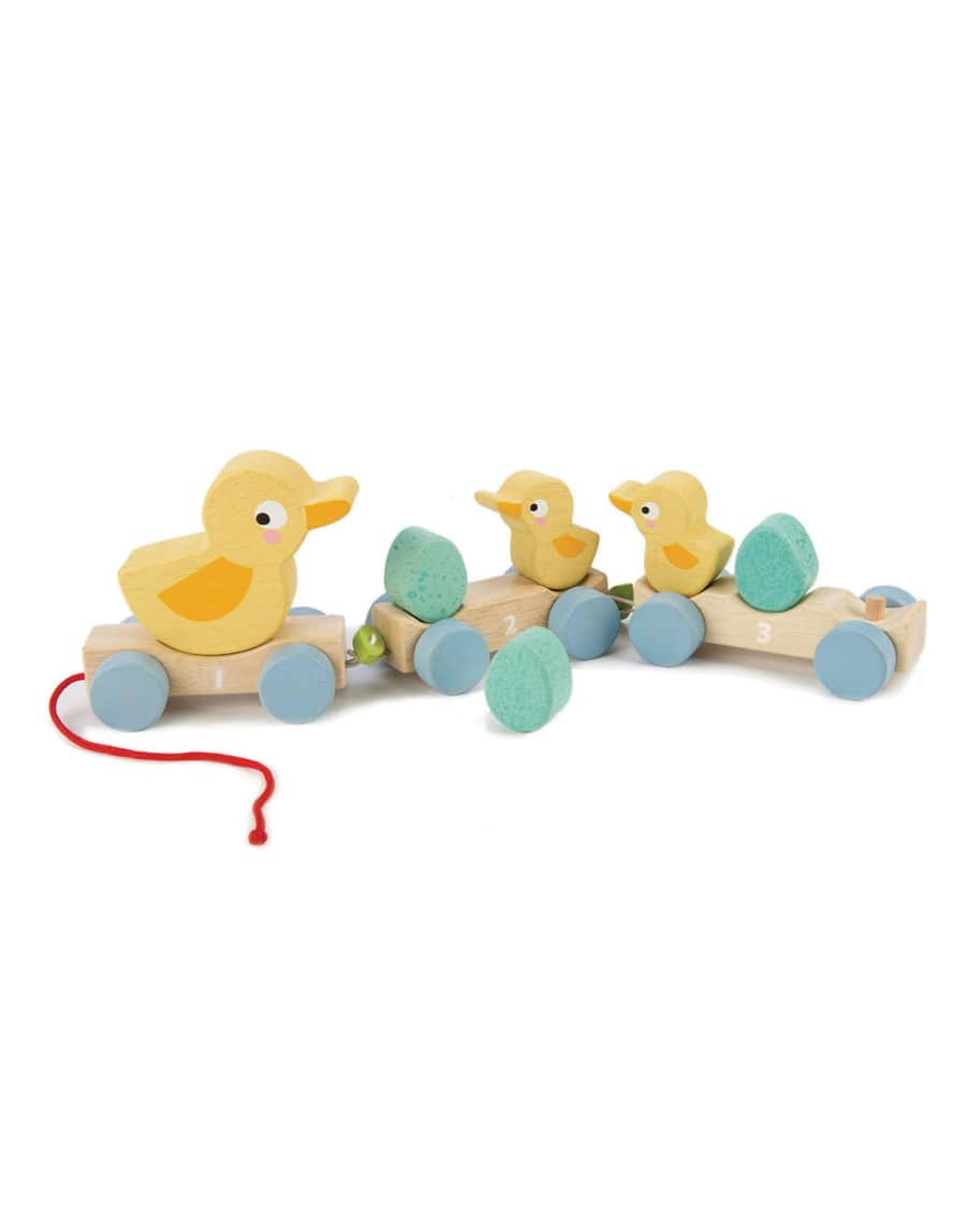 Tender Leaf Toys Pull Along Ducks Train Toy | Neiman Marcus