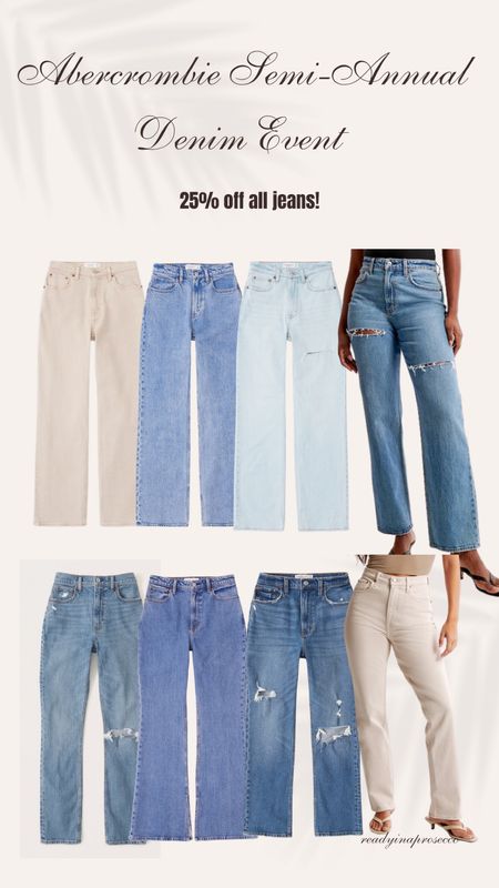 Abercrombie semi annual denim event 25% off all jeans 

#LTKFind #LTKBacktoSchool #LTKsalealert