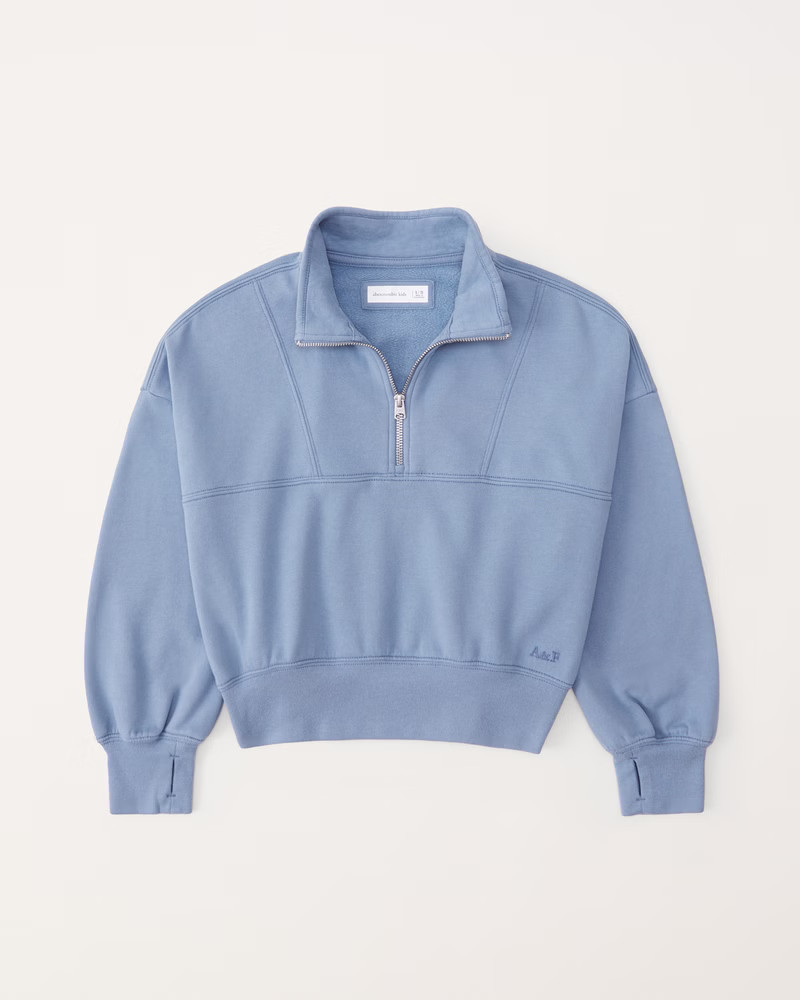essential quarter-zip sweatshirt | Abercrombie & Fitch (US)