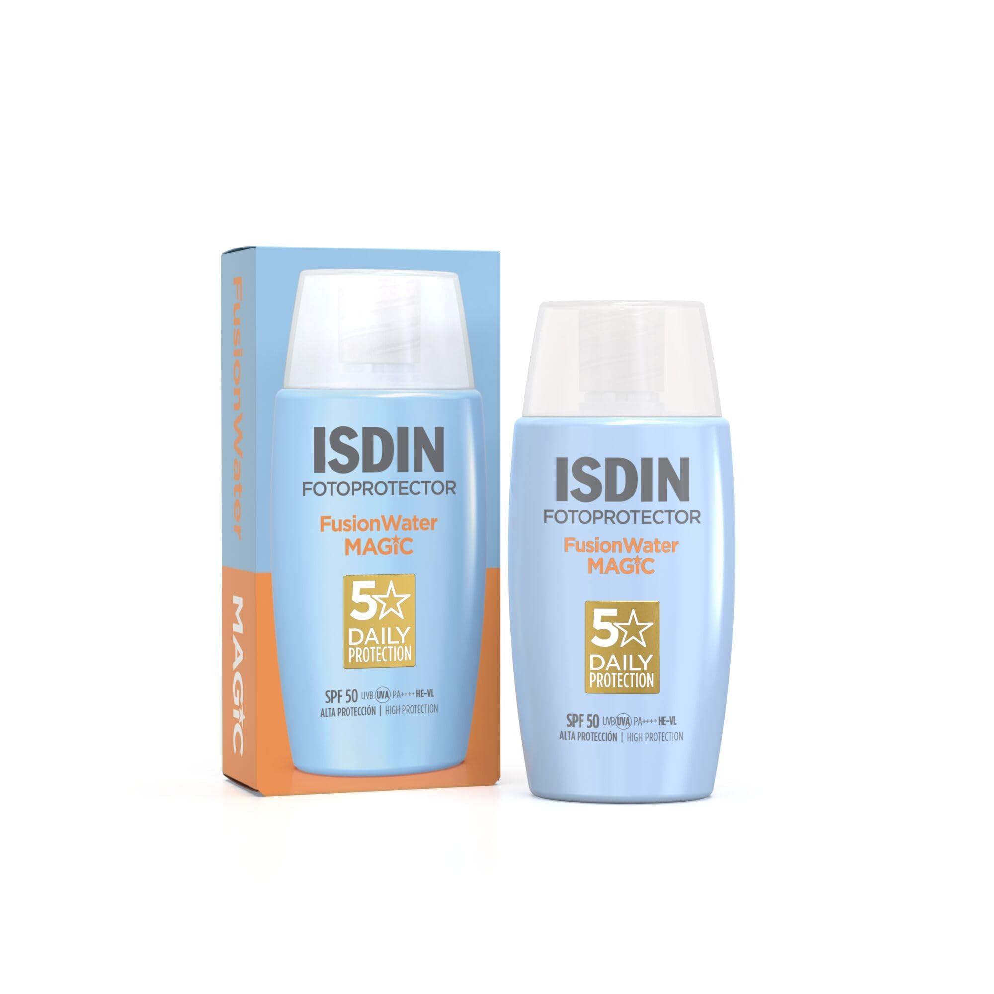 ISDIN Fusion Water Magic LSF 50 Sonnencreme Gesicht - T\u00e4glicher Sonnenschutz & Feuchtigkeit ... | Amazon (DE)