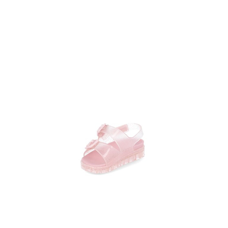 Wonder Nation Toddler Girl Two Buckle Jelly Sandals | Walmart (US)