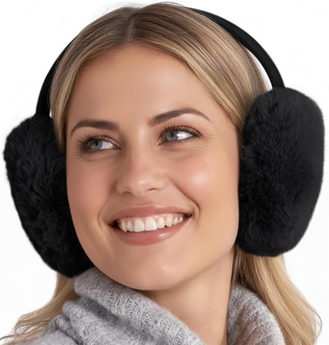 Brook + Bay Ear Muffs Winter Women - Winter Ear Muffs for Women - Adjustable Fluffy Folding Earmu... | Amazon (US)