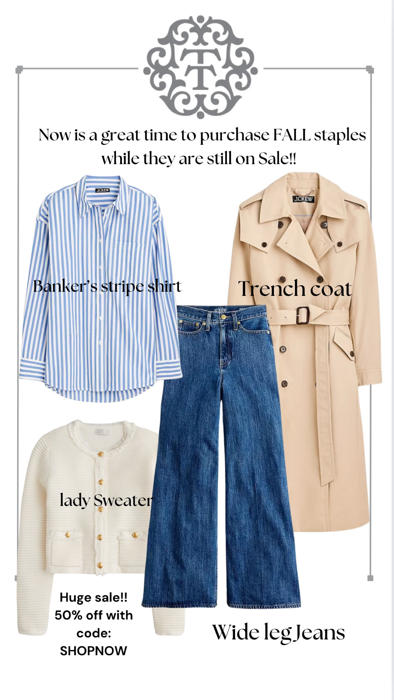 Fall staples on sale!!  

#LTKOver40 #LTKFindsUnder50 #LTKMidsize