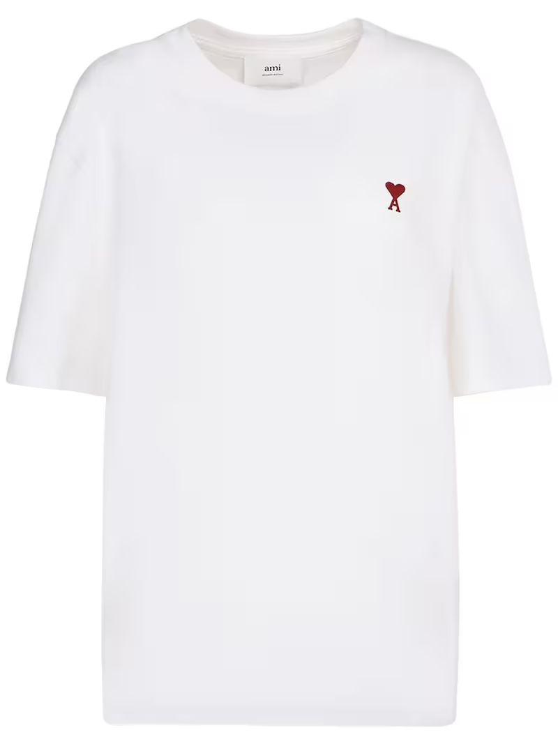 Red Ami De Coeur cotton jersey t-shirt | Luisaviaroma
