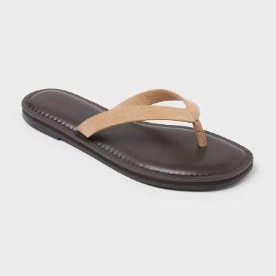 Women’s Sherry Faux Suede Sandals with Memory Foam Insole - Universal Thread™ | Target