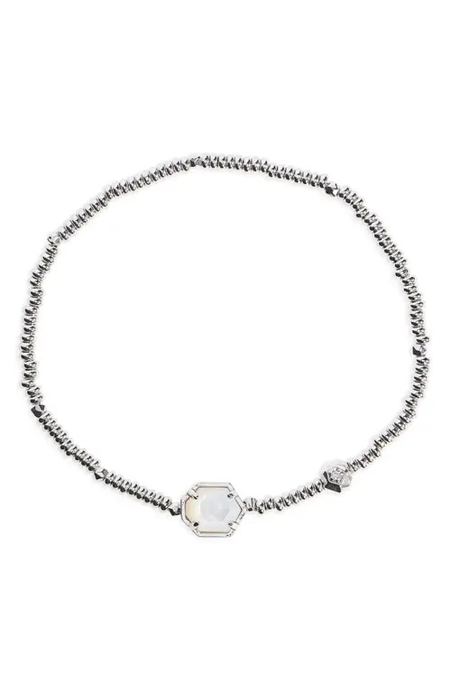 Kendra Scott Tomon Stretch Bracelet in Ivory Mother Of Pearl at Nordstrom | Nordstrom