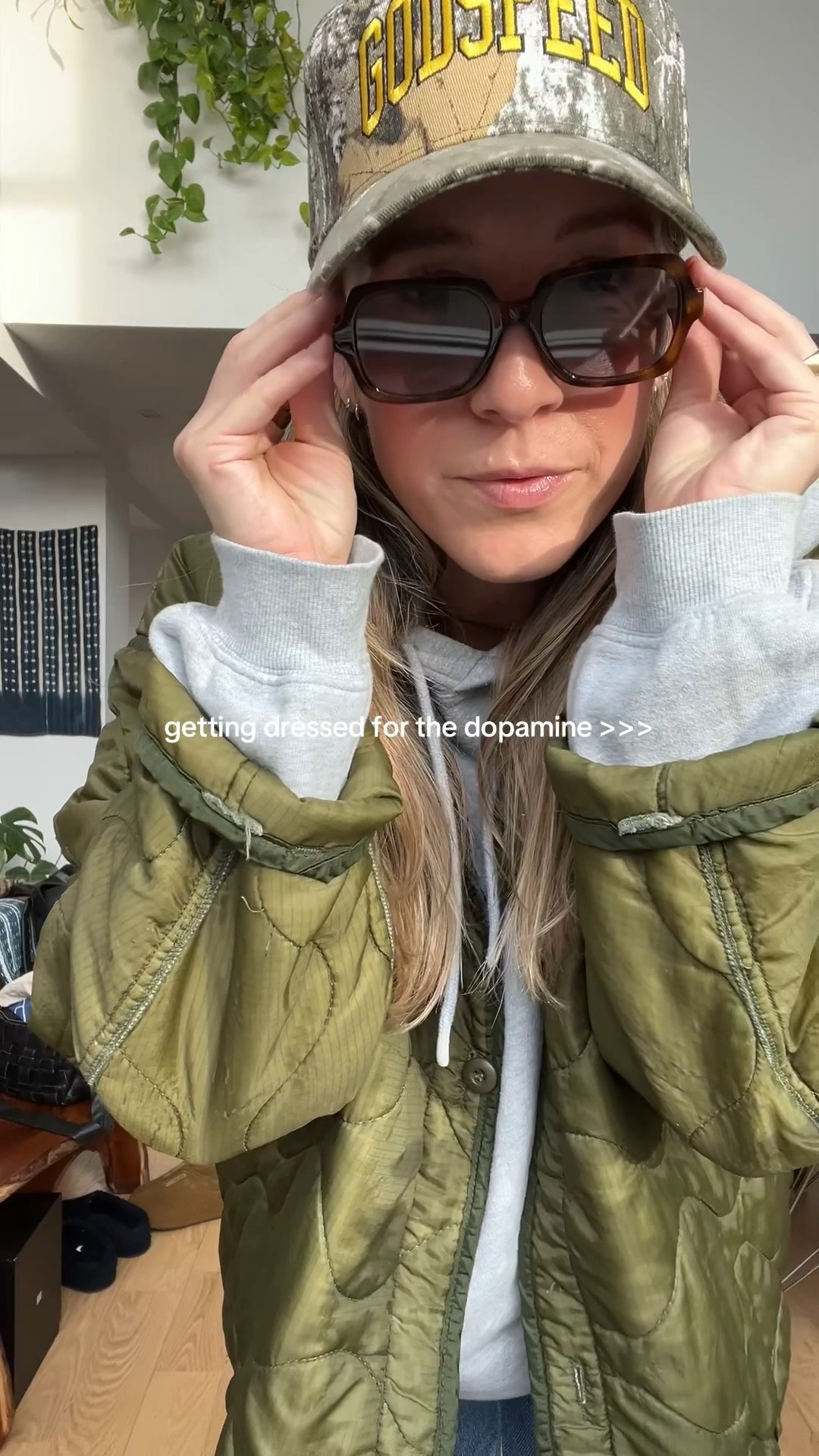 wearing the Still Here Sport Jean! 