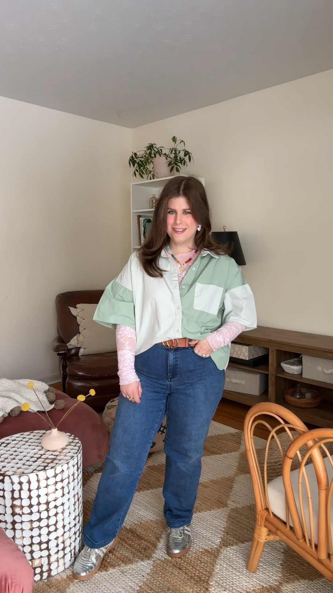 This bowling style top is so fun to style with this lace top under it!



#LTKStyleTip #LTKFindsUnder50 #LTKFindsUnder100