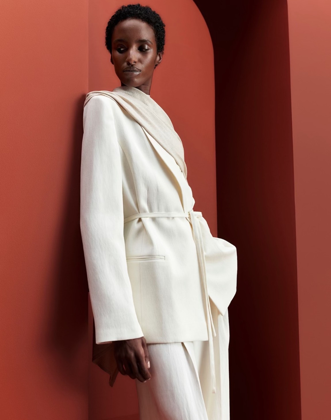 Ivory blazer
Cream tie blazer
Ivory linen trousers 
Elegant trouser set
Women’s suits 
Evening holiday outfit 

#LTKworkwear #LTKstyletip #LTKspring