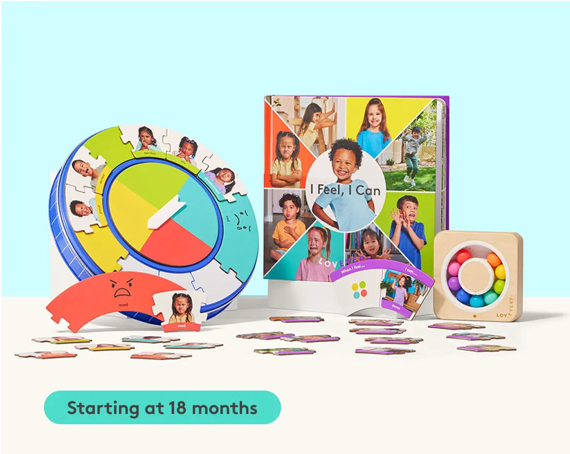 Toddler Emotions Mini Kit | Social-Emotional Learning Toys for 18+ Months Old | Lovevery | LOVEVERY
