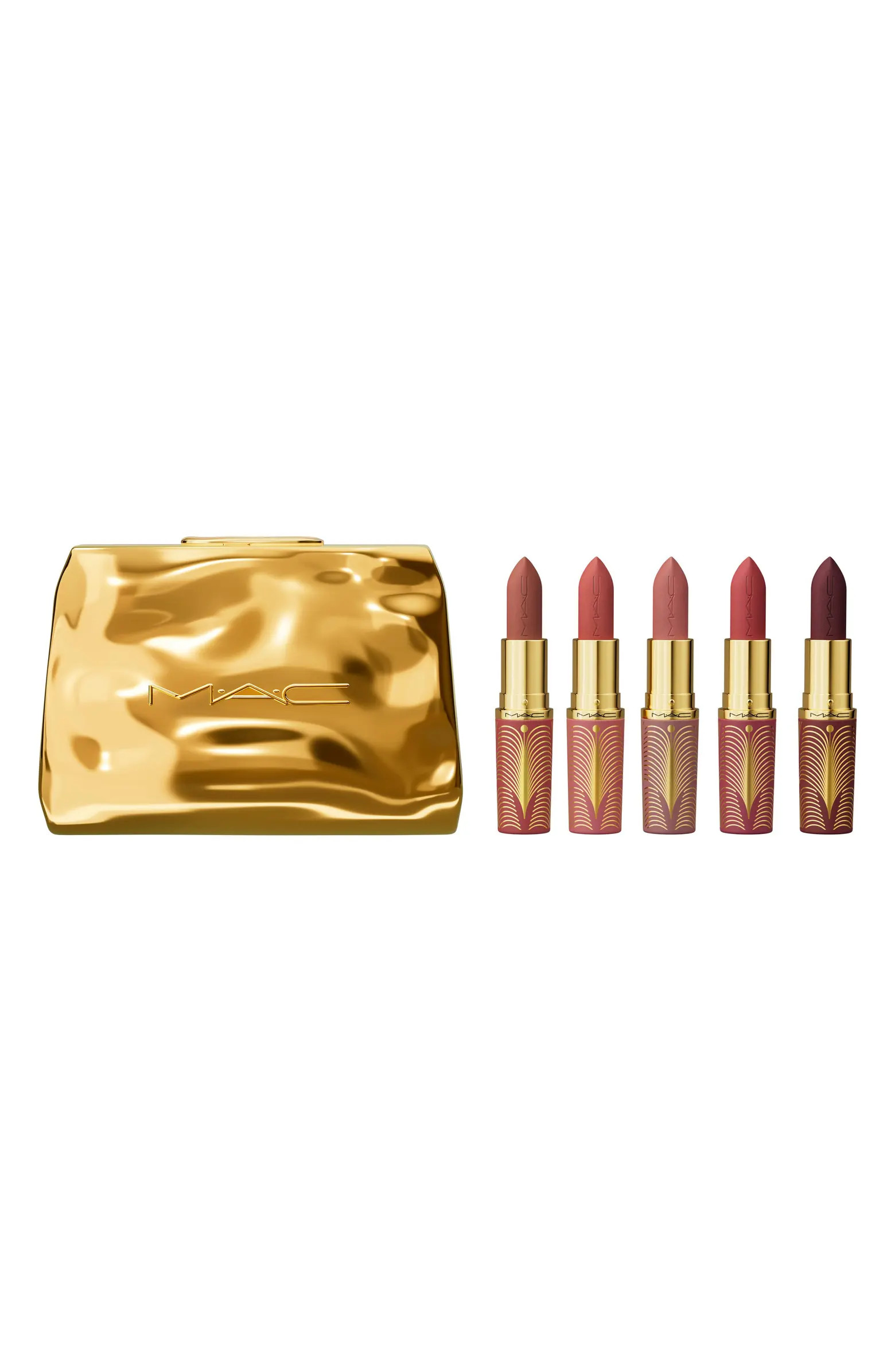 5-Piece Gold Standard MACximal Silky Matte Lipstick Gift Set (Limited Edition) $125 Value | Nordstrom