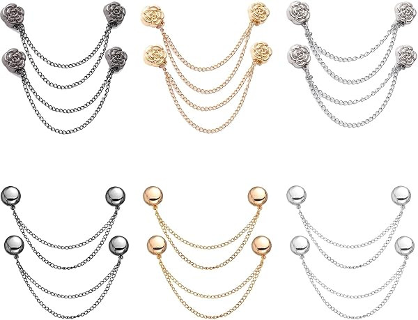 Magnetic Clothing Clips: 12 Pcs Multi-Function Magnetic Shirt Clips with Chain for Women Clothes ... | Amazon (US)