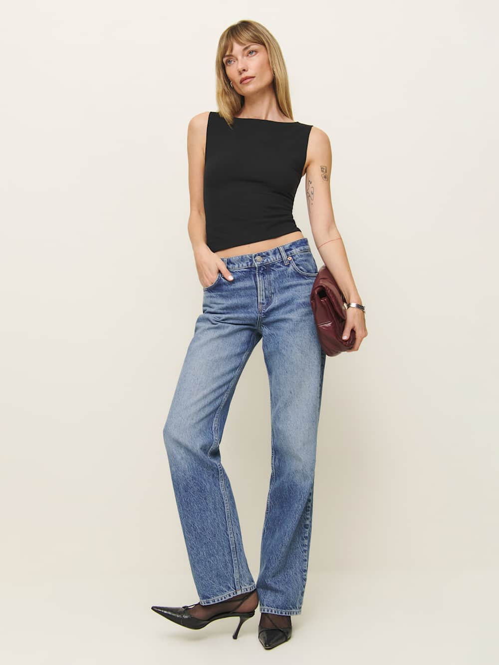 Dusk Knit Top | Reformation (Global)