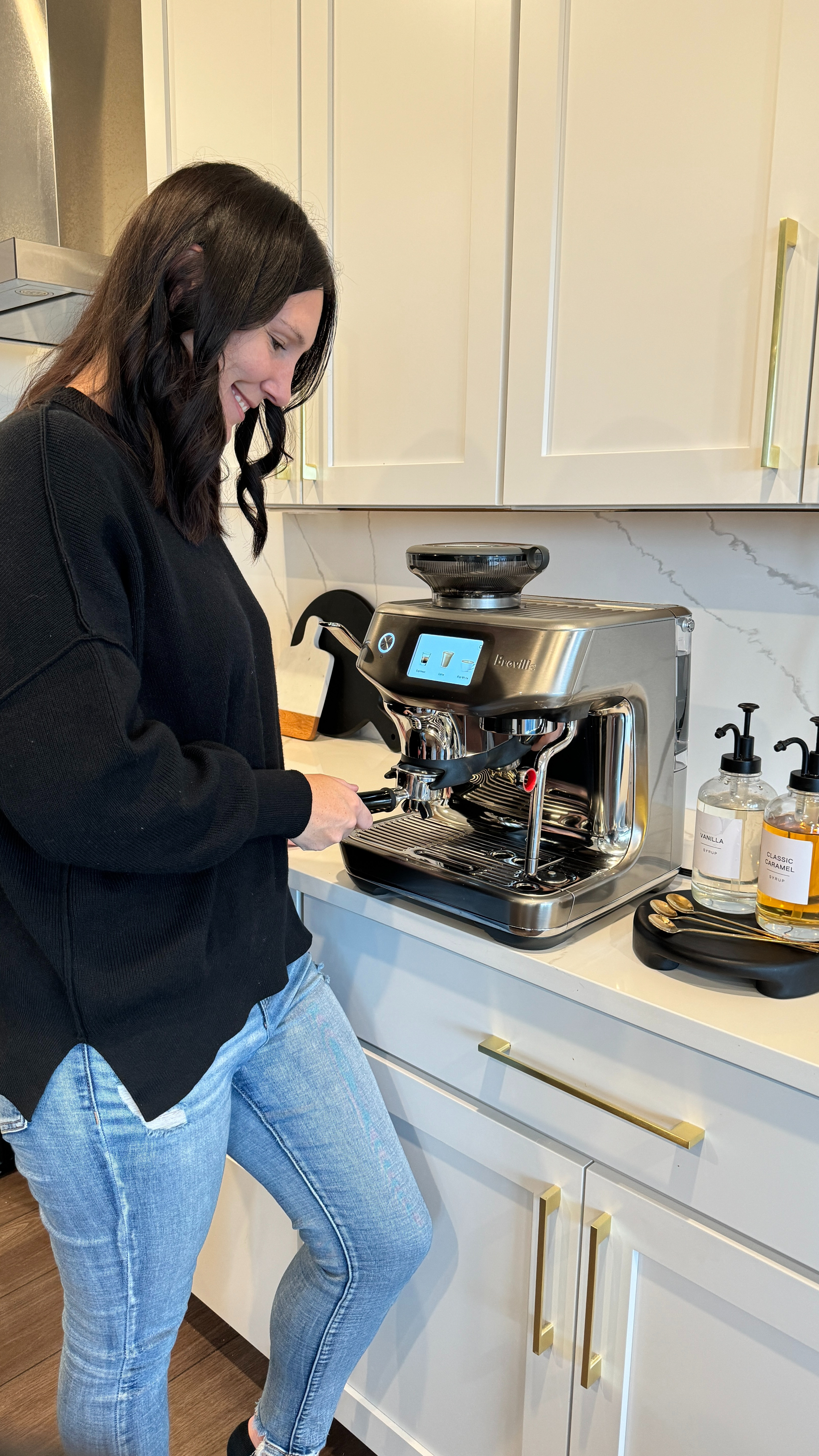 My espresso machine and a few of my favorite coffee accessories are on sale right now—morning routine just got so much better ☕🤍  

 #LTKmorningroutine