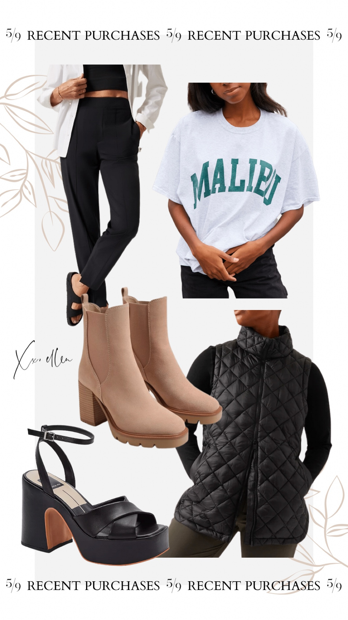 Recent purchases // platform heels, lug sole boots, graphic tee, athleta pants, puffy vest 

#LTKshoecrush #LTKSeasonal