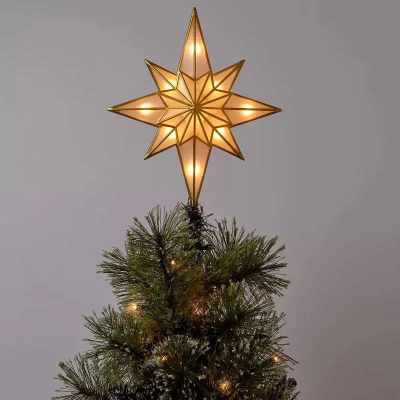 Gilded Iron Bird Tree Topper curated on LTK