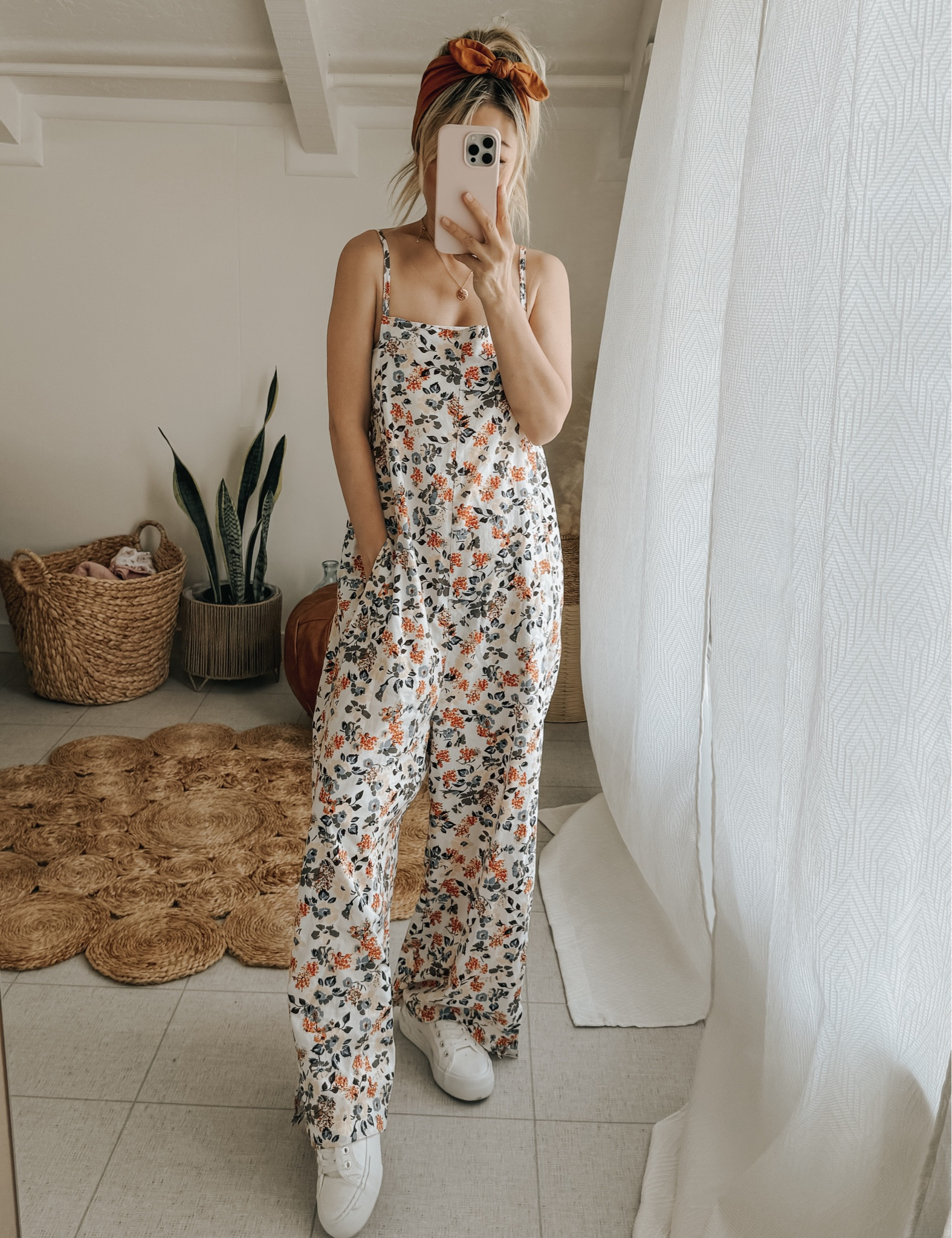 Boho style jumpsuit! So comfy! I’m 5ft wearing an XS. 

#LTKfindsunder50 #LTKFestival #LTKstyletip