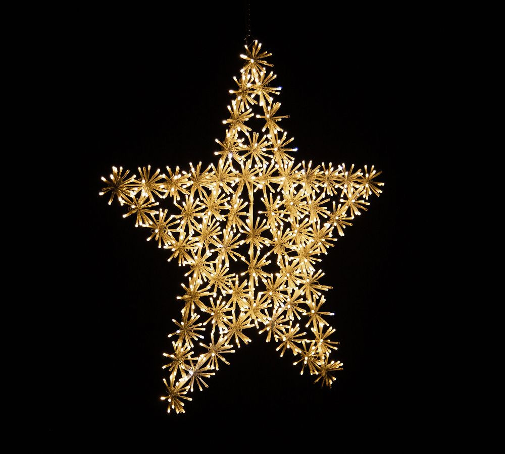 Pre-Lit Twinkling Cluster Star | Pottery Barn (US)